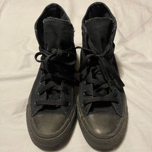 black high top Converse